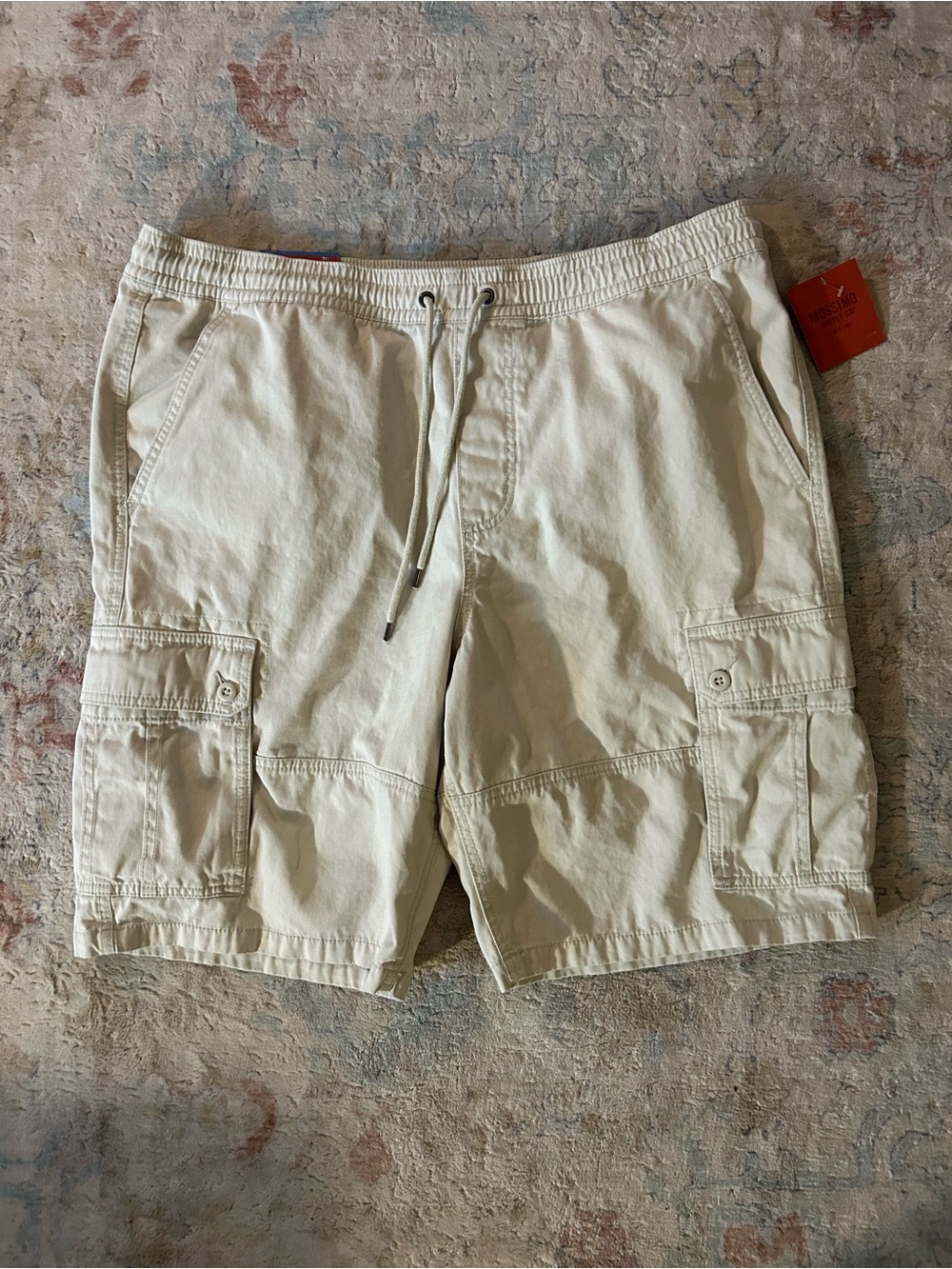 Mossimo Supply Co. Men's Cargo Drawstring Shorts - khaki